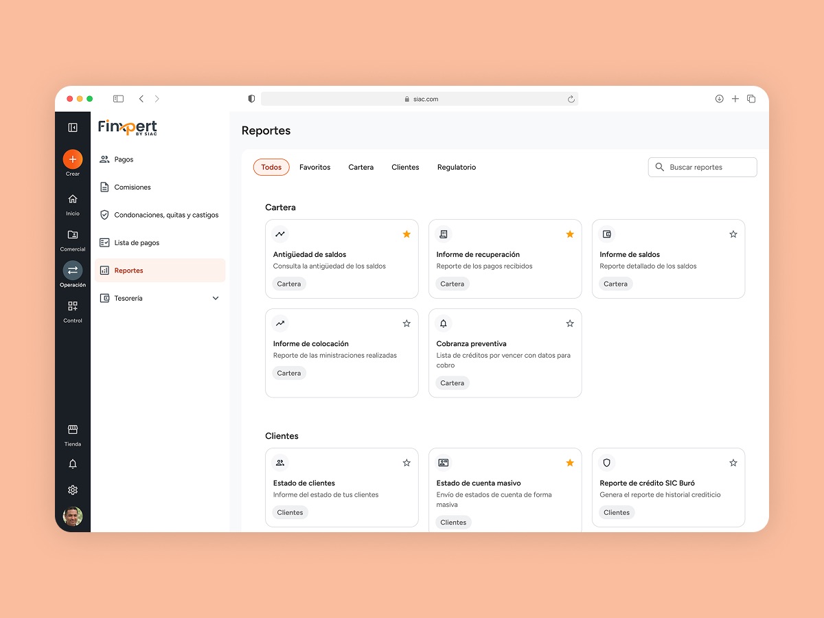 Reportes — Finxpert